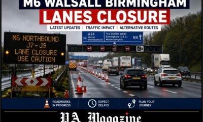 M6 Walsall Birmingham Lanes Closure Triggers Travel Chaos