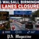 M6 Walsall Birmingham Lanes Closure Triggers Travel Chaos
