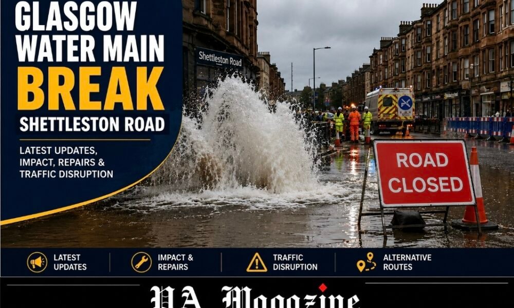 glasgow water main break shettleston road Triggers City Concerns