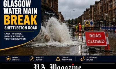 glasgow water main break shettleston road Triggers City Concerns
