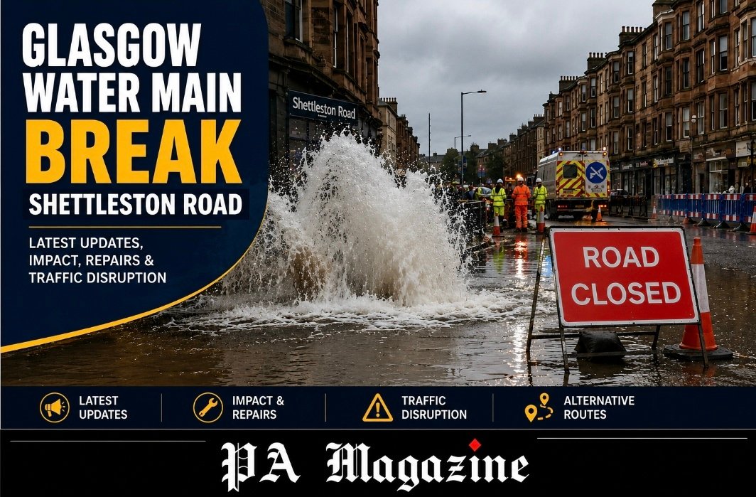 glasgow water main break shettleston road Triggers City Concerns