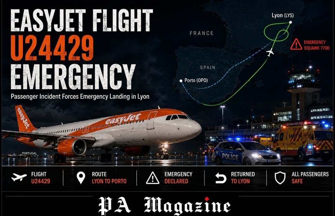 easyjet flight u24429 emergency Shook Lyon Skies